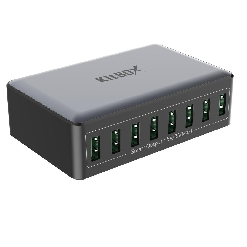 8-Port Multifunctional Charging Station for Apple and Laptops with PD Fast Charging