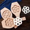 Non-stick Oil Dumpling Mould Wooden Pastry Making Tool Practical DIY Snack Mold  Snack
