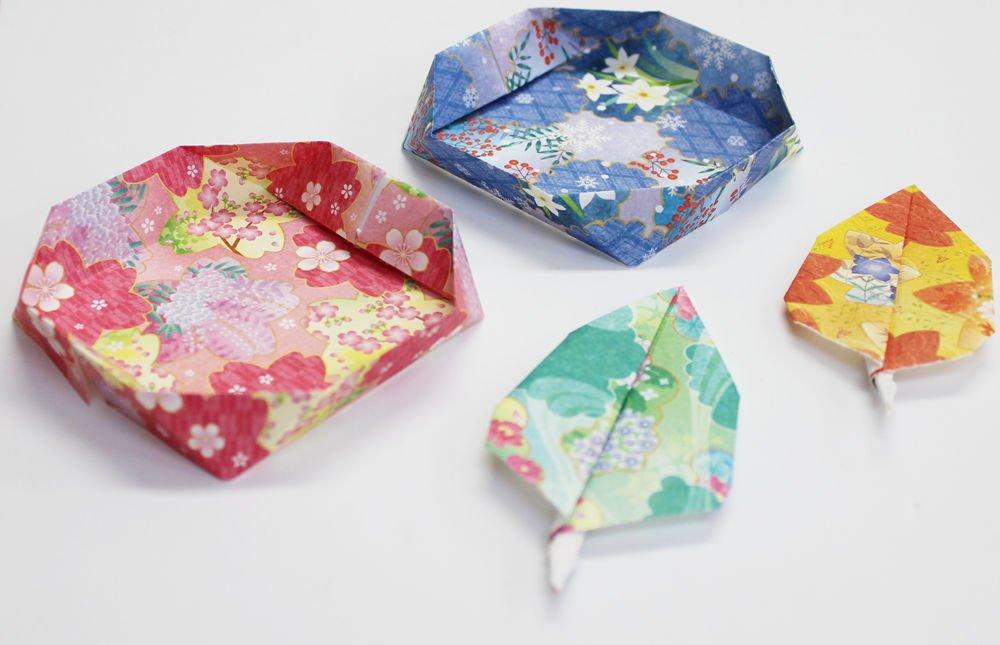 Showa Grim Washi Chiyogami Four Seasons 15cm square 28 sheets