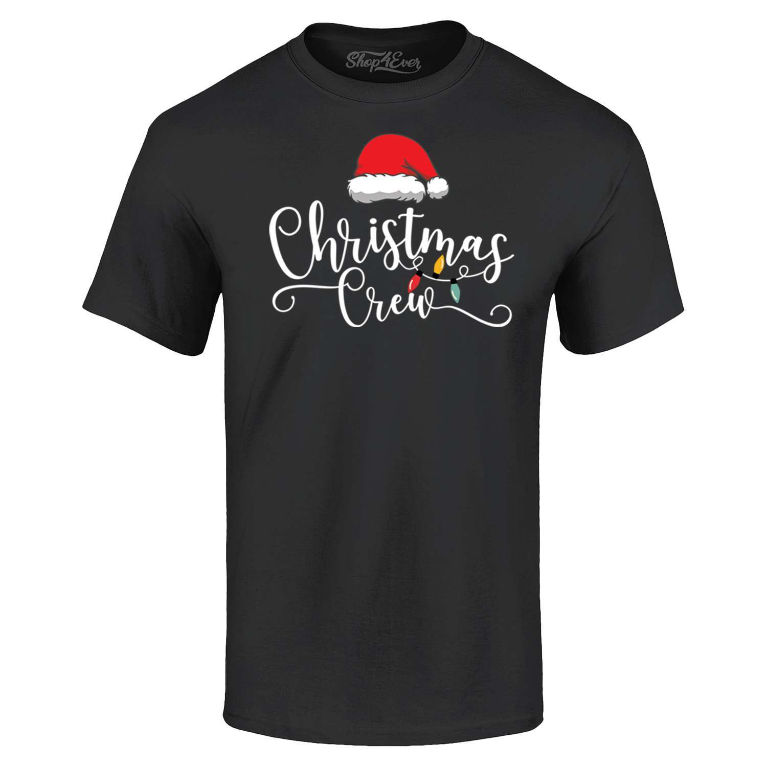 Christmas Crew Matching Xmas Holiday T-shirt Christmas Shirts S