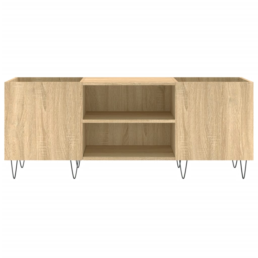 Record Cabinet Sonoma Oak 121 X 38 X 48 Cm Particleboard