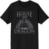 Hot Sale Dragon Throne Logo T-Shirt Short Sleeve Casual 100% Cotton O-Neck Summer Mens T Shirt Size S-3XL