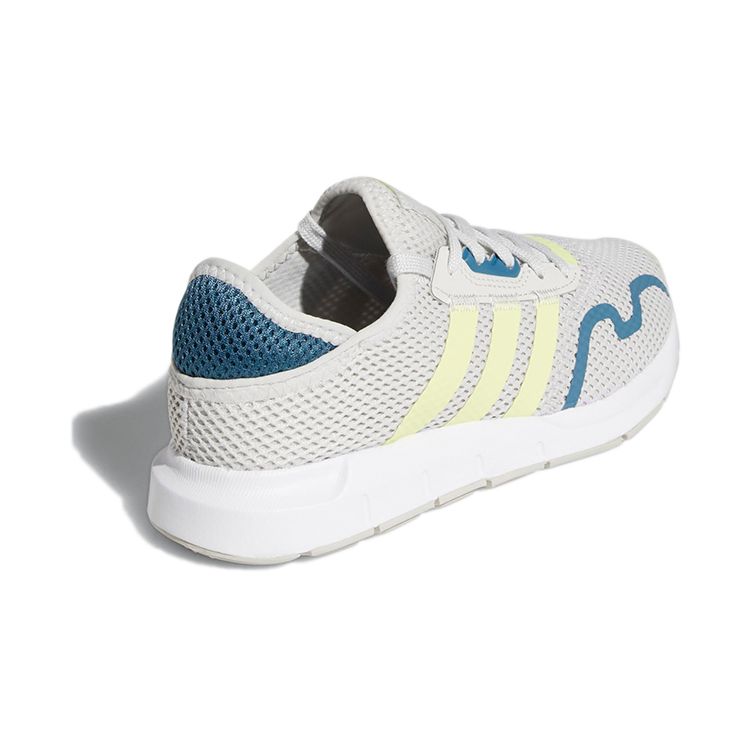 Adidas Originals Swift Run X Mesh Durable Non-Slip Low-Top Kids Running Shoes Kids Running Shoes Gray Yellow Blue Q47119