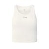 FILA Fitness Simple Comfortable Training Tight Sports Tank Top With Chest Pads Women tops Egrets-White A11W611104FWT