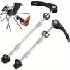 1 Coppia di sganci rapidi per bicicletta MTB Mountain Bike Ultraleggeri Sganci rapidi Parti di ricambio per bicicletta Accessori per bicicletta