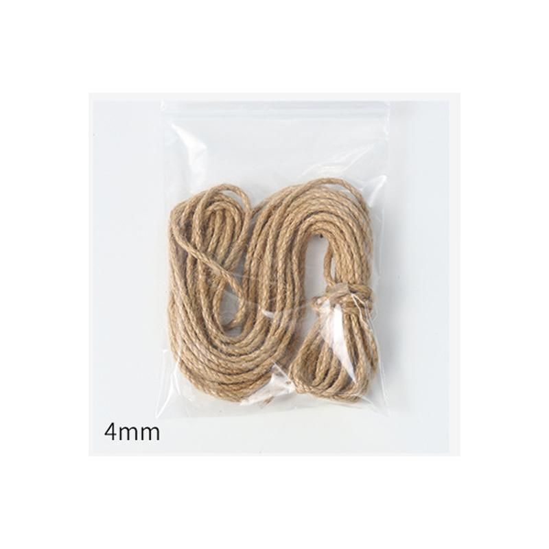 DIY Cotton Sisal Rope for Cat Tree Scratching Post Scratcher Cat Toy Climbing Frame Durable Scratch Resistant Replacement Rope 10m