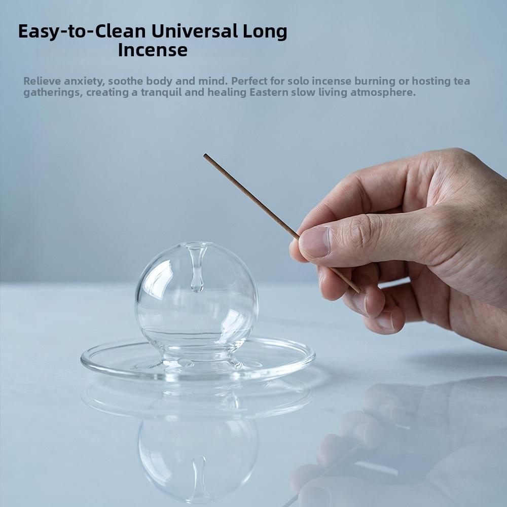 Integrated Ball Design Incense Holder With Tray Incense Sticks Tray Tabletop Incense Base  Yoga