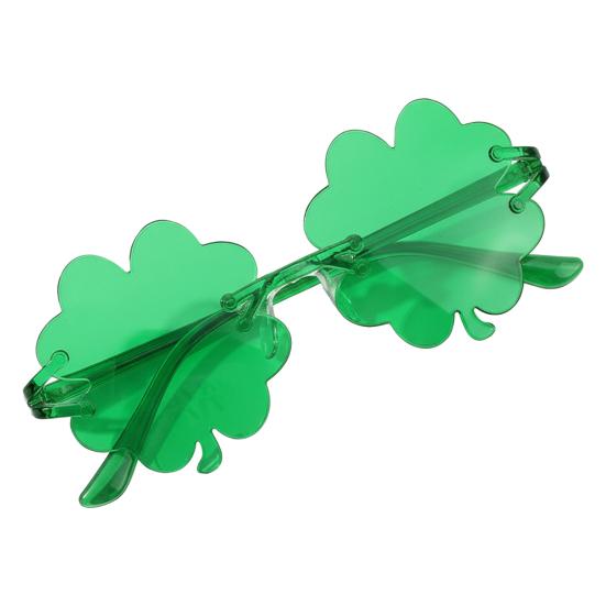 Aziz Patrick Günü Gözlükleri Simli Yonca Bira Şişesi Gözlükleri Yeşil Şanslı İrlanda Temalı Fotoğraf Kabini Aksesuarları Ev Partisi Hediyelikleri İçin