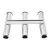 3 Tube Clamp on Fishing Rod Holder For Boat Stainless Steel Mirror Polished Rack Marine Hardware Accessories For Yacht