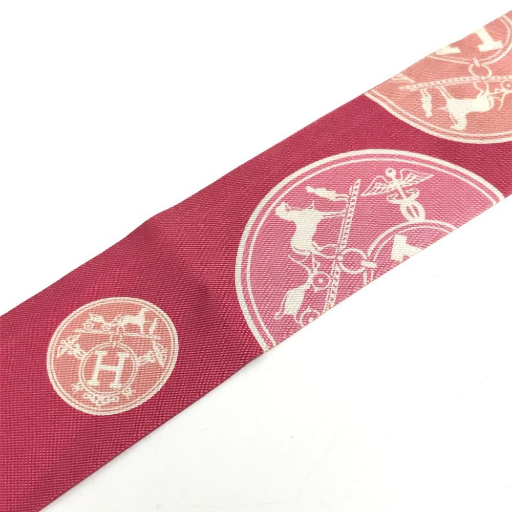 Hermes Twilly Scarf Silk Pink