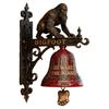 Resin Material Krampus Decorative Ornament Resin Decorative Hanging Bells  Halloween Decoration