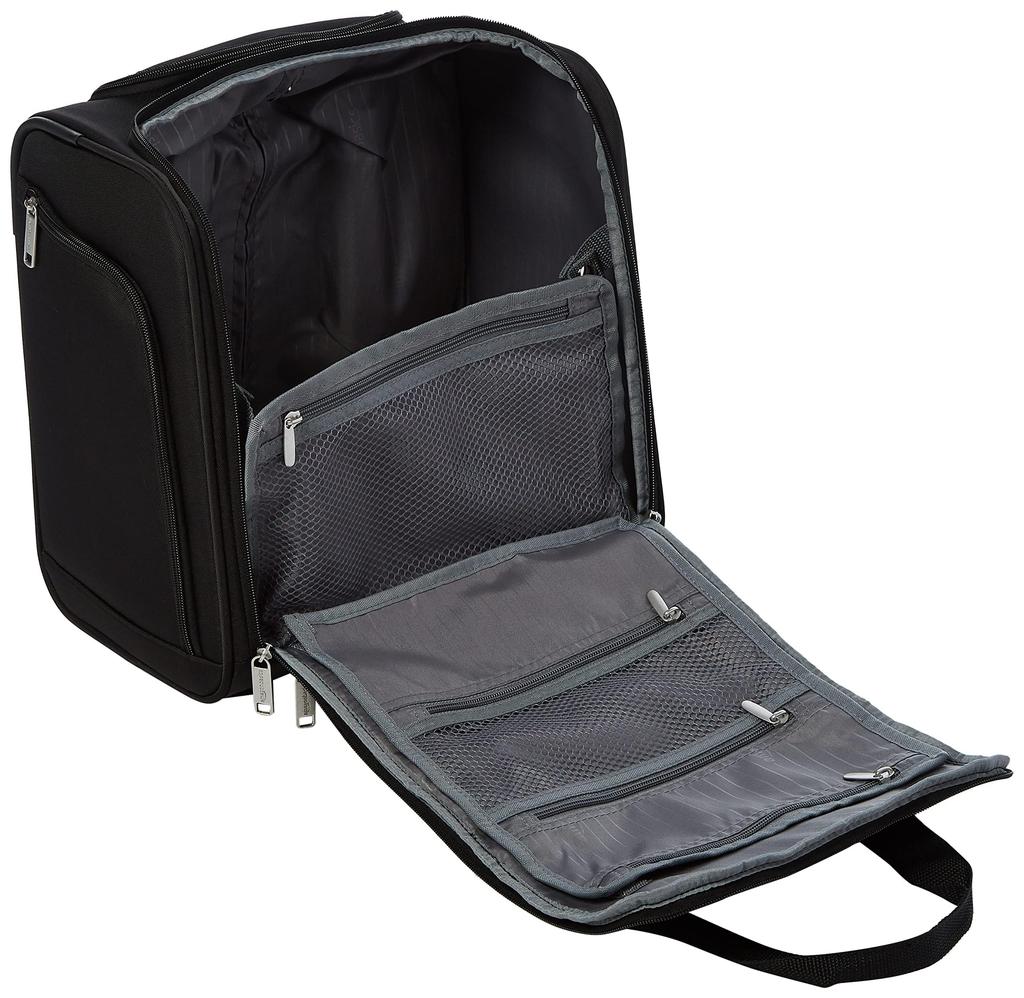 Amazon Basic Carry Bag for Underseat Use, 33 x 33 x 23 cm, Black