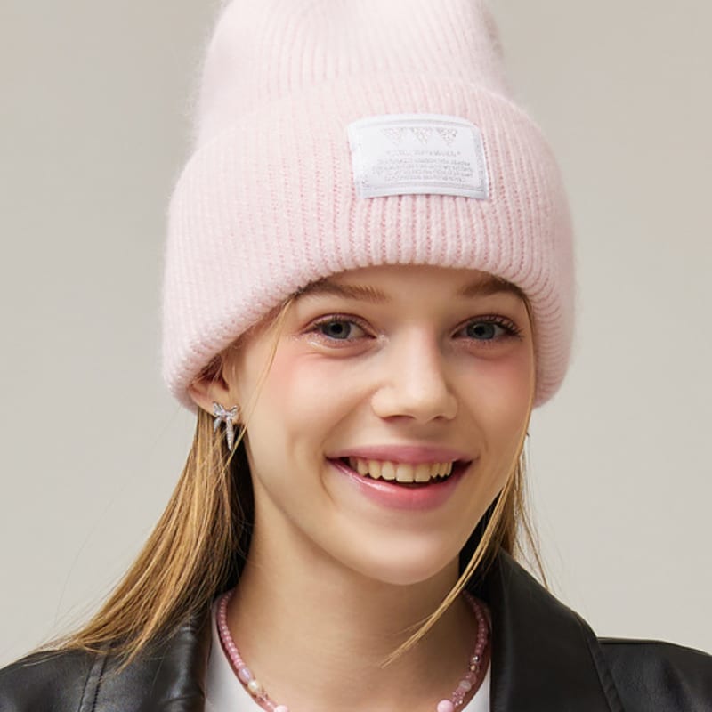 

VVV Базовая ангоровая шапка _ 4 цвета BLACK