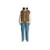 Vans Alphabet Print Bomber Jacket Women Outerwear Brown VN0007580E0