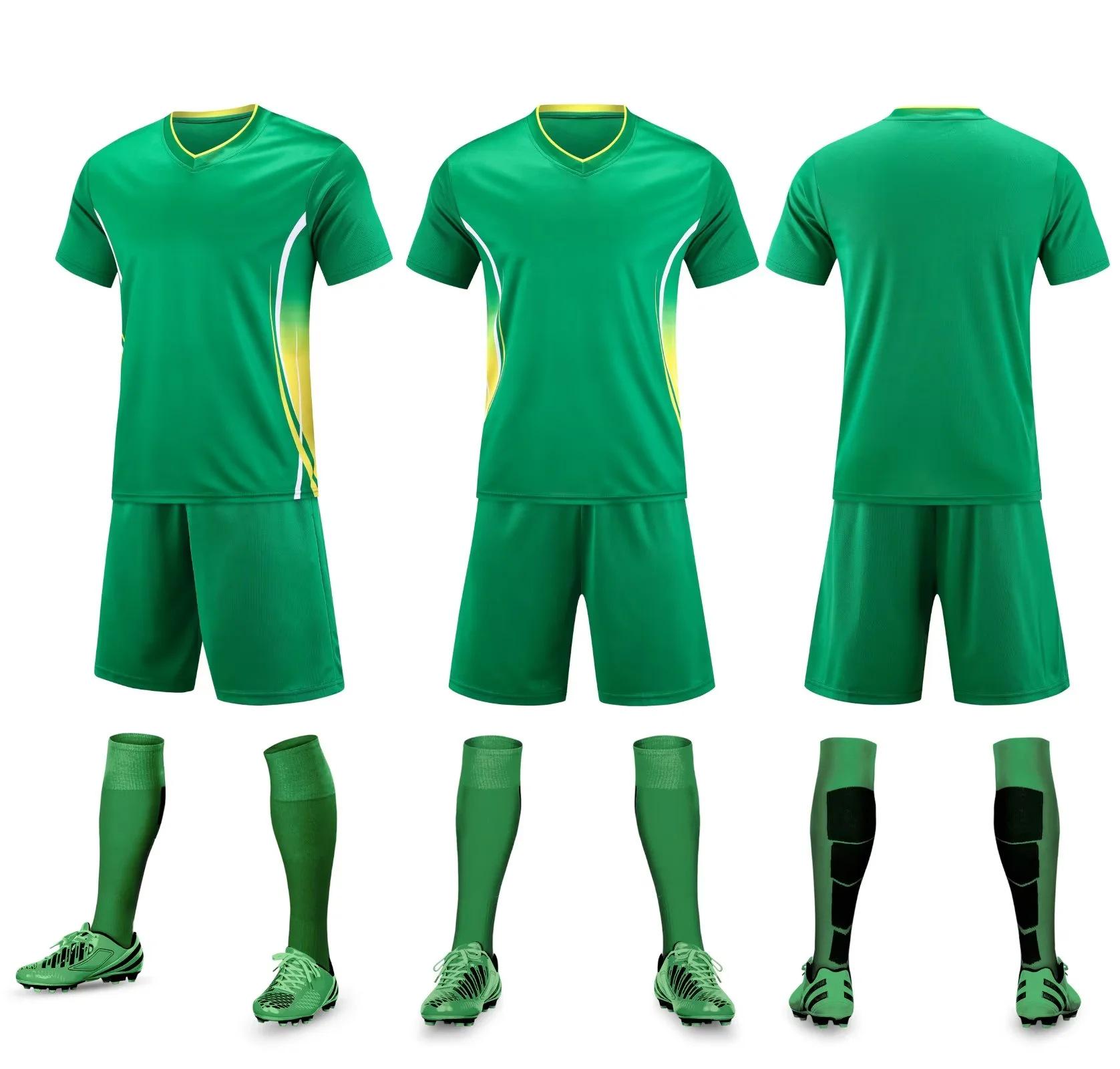 

Мужская и детская летняя футбольная тренировочная форма — дышащие спортивные костюмы с короткими рукавами S