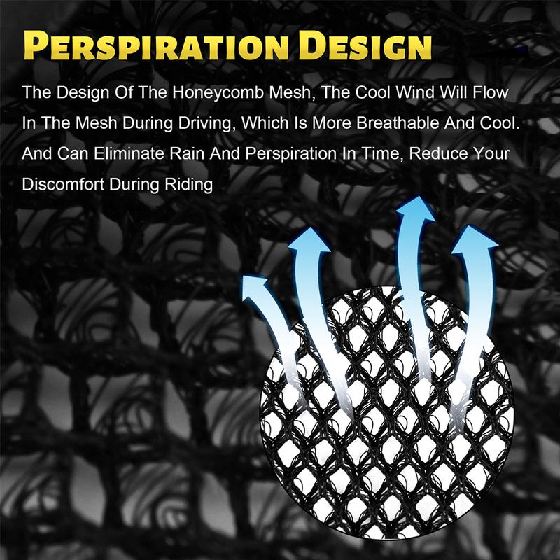 2PCS Motorcycle 3D Mesh Fabric Seat Cover Cushion Protector Breathable For Kawasaki Z400/Ninja 400 Z900 Z900 ABS
