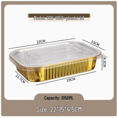 Disposable Aluminum Foil Food Container Set