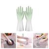 Reusable Household Cleaning Gloves with Extended Cuffs for Dishwashing Kitchen Bathroom Laundry and General Home Use Latex Free Design Comfortable Fit