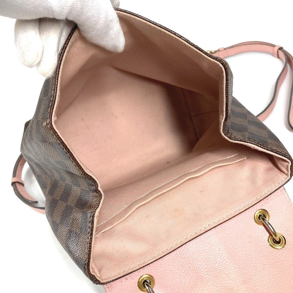 Louis Vuitton N42262  Damier Crampton Bag Hand Bag Backpack Canvas pink/Brown