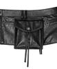 Teulimingbeodeu Multi-Pocket Waist Belt [Black]