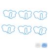 100 Pcs Cloud Shaped Paper Clips Cute Fun Decorative Iron Bookmarks Planner Clips with Transparent B