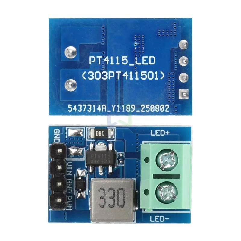1Pcs 12V Pwm Dimming Constant Current Board Pt4115 Led Driver Module Suitable For Led Light Strips Diy Accessories