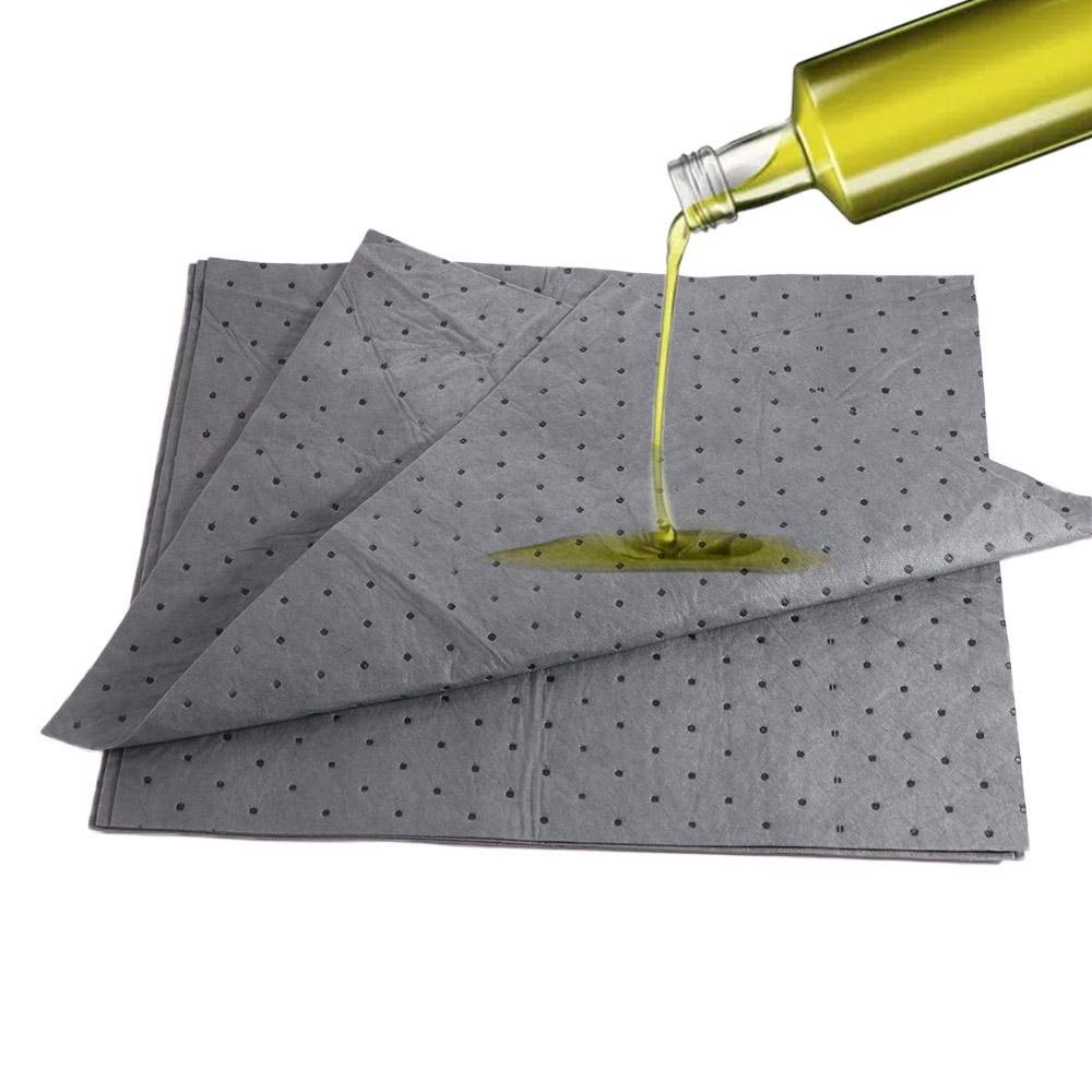 5Pcs 50*40cm Oil Absorbent Pads Absorbent Mat Garage Floor Mat Durable Oil Spill Mat  Under Car