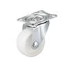 1/2/4Pcs New Heavy Duty Caster Wheel 360 Degree White Nylon Rubber Furniture Roller Universal Furniture Carts Swivel Casters