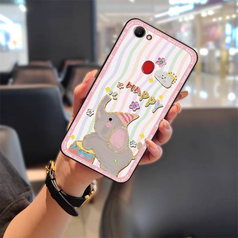 Anti-dust Cartoon Phone Case For OPPO F7 Graffiti Soft Case Silicone Protective Dirt-resistant Anti-knock Full Wrap TPU