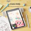 QBOSS Huawei MatePad Rotating Case with Pen Slot - Colorful Sootball Design