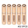 1/5/10PCS 5ml Portable Perfume Atomizer Mini Perfume Bottle Sample Spray Bottle Dispenser Cosmetic Travel Container