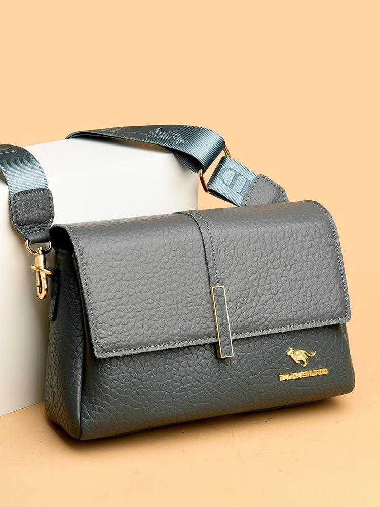 

Женская сумка-мессенджер из кожи теленка, модная, женская, на одно плечо, для мамы, из мягкой кожи, маленькая синий