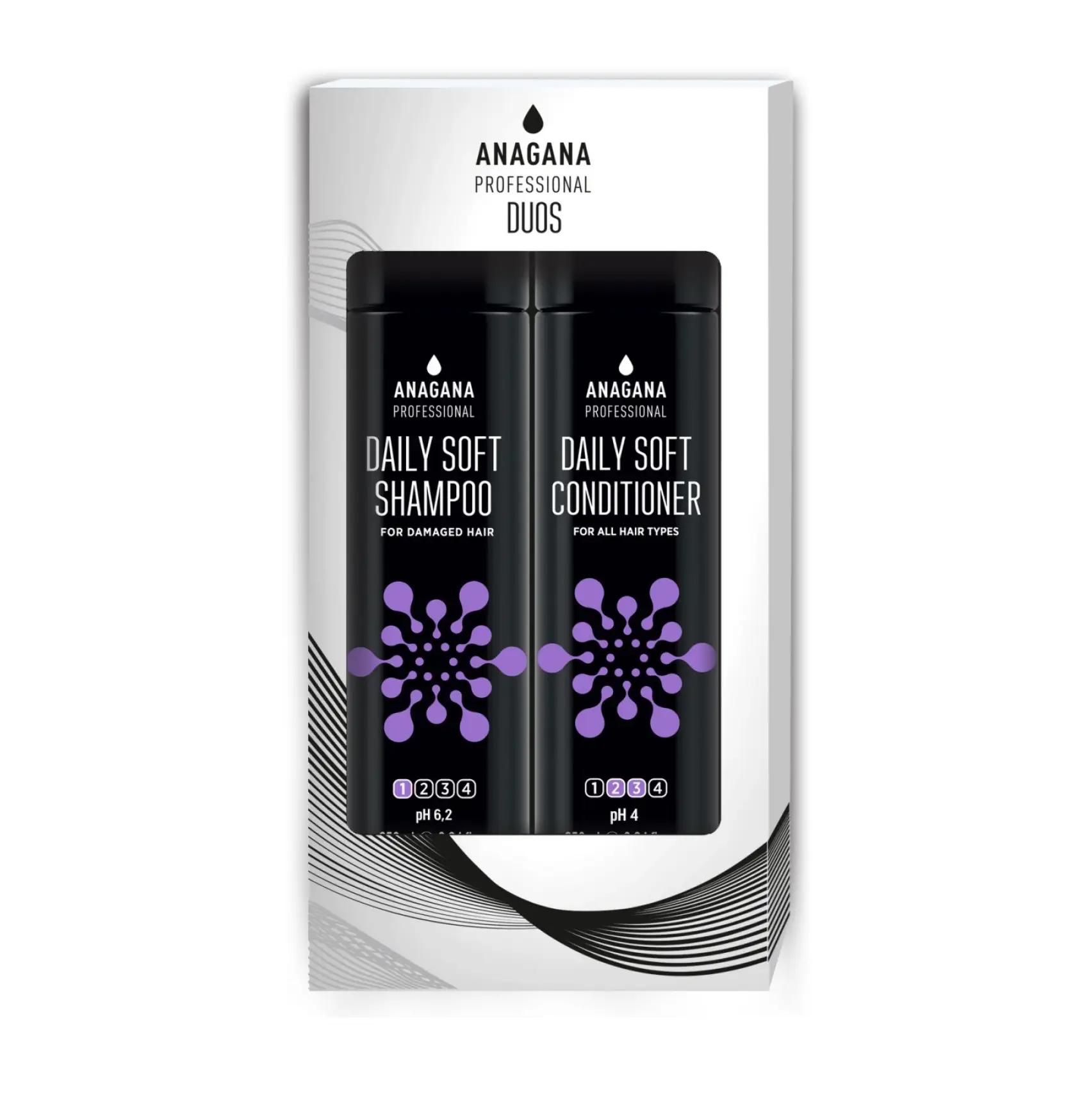 

Набір DUOS Щоденне м яке для всіх типів волосся ANAGANA