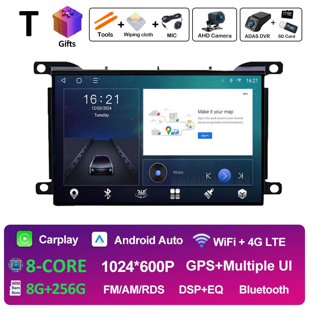 Navigație GPS Bluetooth 7 inch Pentru Citroen DS5 2010 2011 2012 2013 - 2017 Wireless Carplay Android 14 Autoradio Ecran QLED IPS WIFI