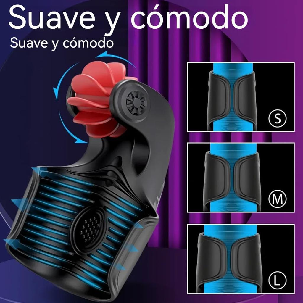 Rotating Penis Stimulator Massager, 10 Modes Tongue and Flutter, Smart Electric Vibrator for Men