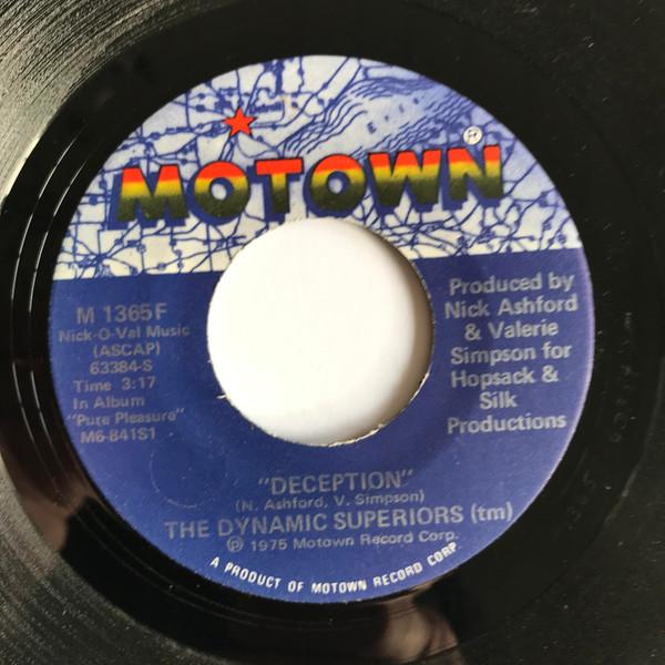 

7inch Record DYNAMIC SUPERIORS - Deception M1365F MOTOWN 1975 US Soul/Funk Used