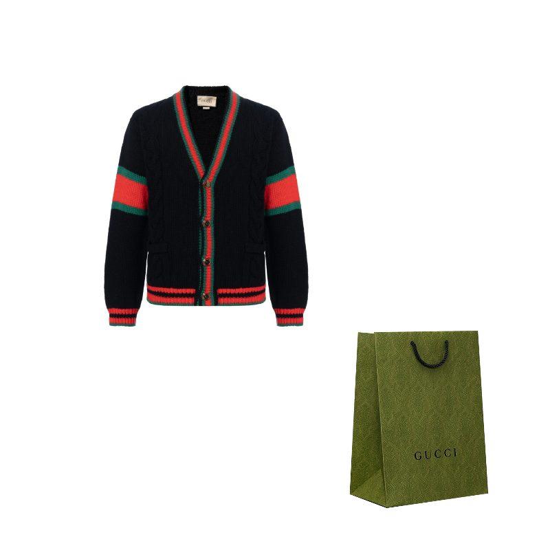GUCCI Oversize Cable Knit Cardigan 497037-X1561-1082