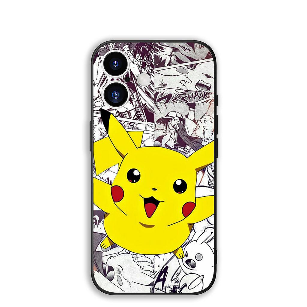 for Motorola Moto G86 G57 G67 G24 G15 G54 Power G13 G14 G34 G35 G45 G60 G53 G55 G64 G75 G72 Case P-Pokemons GO Gengar P-Pikachus