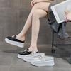 Fashion 7.5cm New Microfiber Leather Platform Wedge Slippers Sandle Sneaker Women Shoes Heels Summer Designer Female Fashion Boots