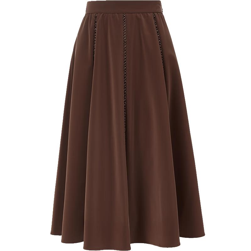 Veromoda Elegant A-Line Midi Skirt