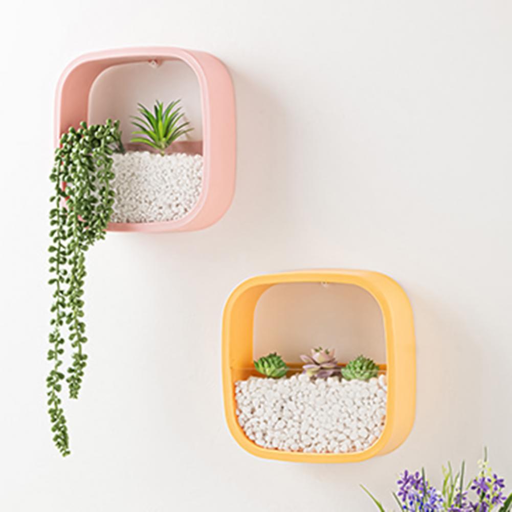 DIY Decorative Plant Hanger Flower Pot Wall Hanging Succulent Planter Vase Vertical Flower Pots Garden Haning Planter Home Decor
