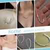 1set 200pcs 2 colors 201 Stainless Steel Beads Cube Golden & Stainless Steel color 2x2x2mm Hole: 1mm 100pcs/color