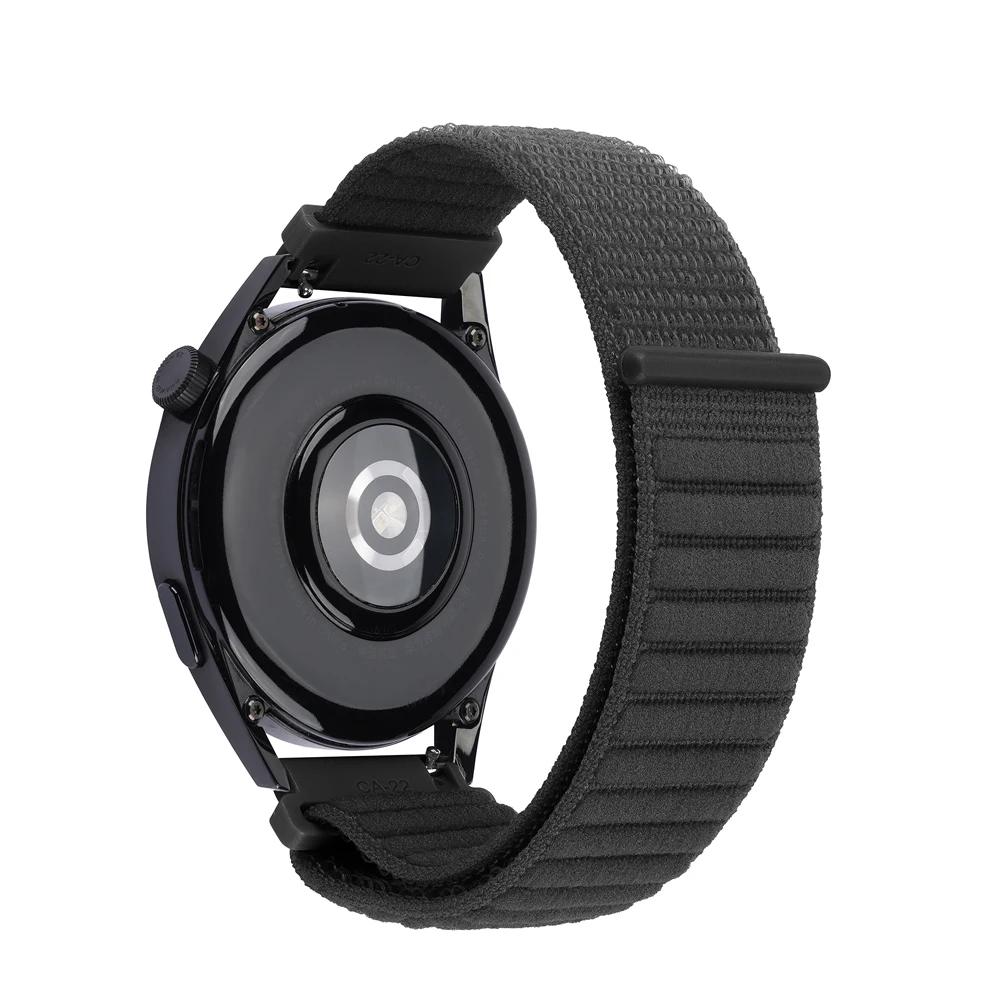 Braided 22mm 20mm Nylon Watch Band for Samsung Galaxy Watch FE 7 6 5 4/6 4 Classic/Gear S3 Loop Strap Bracelet Replace Wristband