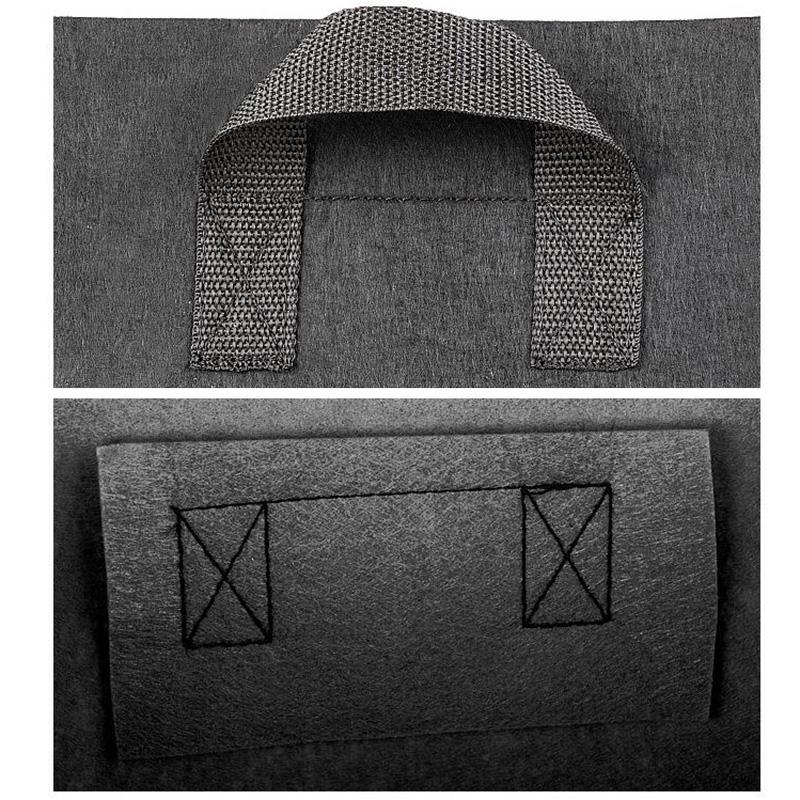 Stoffpflanze Gartentasche Garten quadratische Werkzeuge Blumen Gemüse Pflanzer Topf Griffe für Hydrokultur