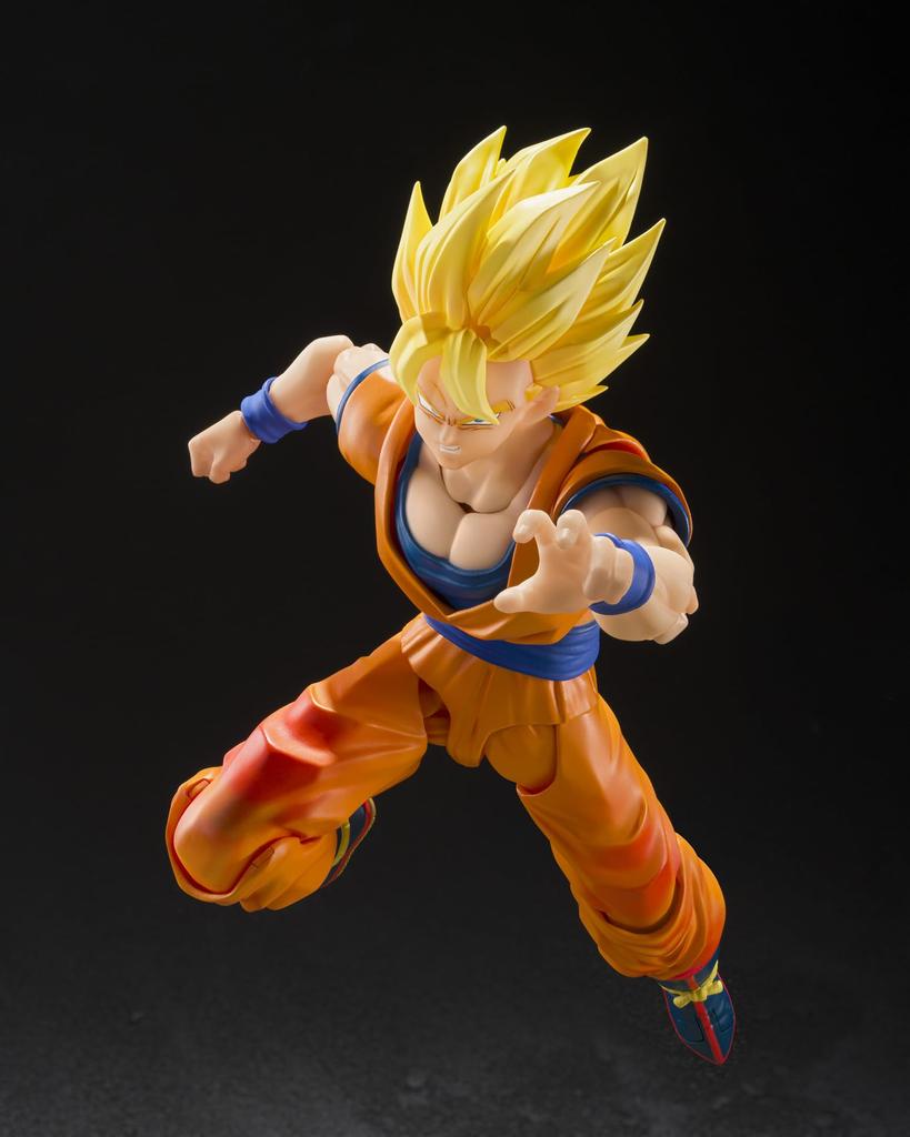 TAMASHII NATIONS Dragon Ball Z Super Saiyan Son Goku Beginning of the Final Approximately 145mm PVC ABS Painted Movable Figure S.H.Figuarts (The