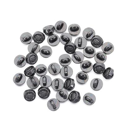 50pcs 4mm Doll Round Shape Buttons Mini DIY Ultra-small Buckles Metal Doll Shoes Buckles 1/6 Doll Clothing Buckles Accessories