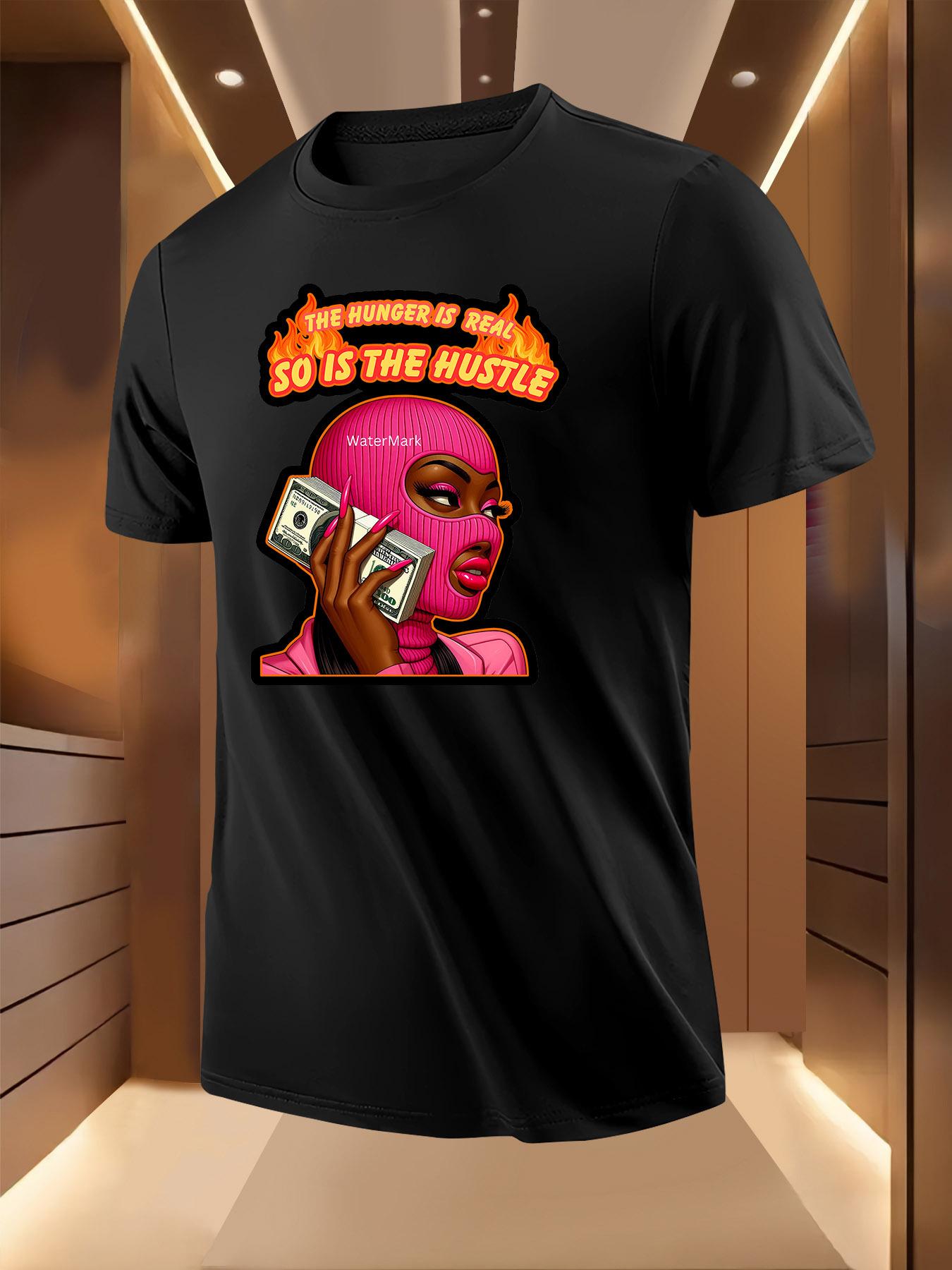Pink Rich Dreams Graphic Tshirt Graphic Tshirt - Breathab... XXXL