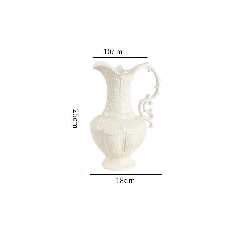 Ceramic Relief Teapot Afternoon Tea Cup Dish Set Household Dessert Plate Snack Plate High Leg Cake Plate Tea Set Household Goods