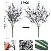 3PC Black Home Decorations Fake Plants Halloween Decor Artificial Leaves Atmosphere Multiple Options Available