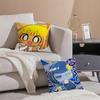 Cartoon PPepoyoS Cushion Cover Pillowcase Short Plush Invisible zipper Room Sofa Cushion Cover